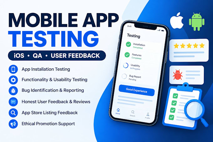 provide professional app testing and app store optimization services