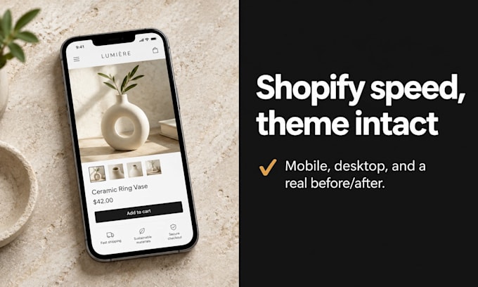 fix shopify page speed, increase shopify page speed without breaking your theme