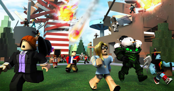 create a full roblox game, develop roblox game, script and build roblox game