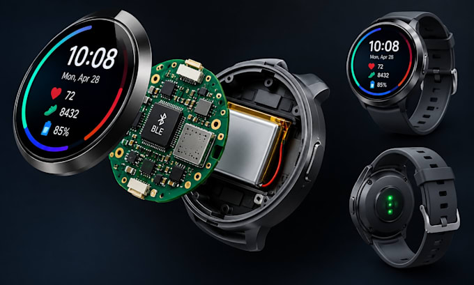 design compact wearable pcb with ble and sensor integration