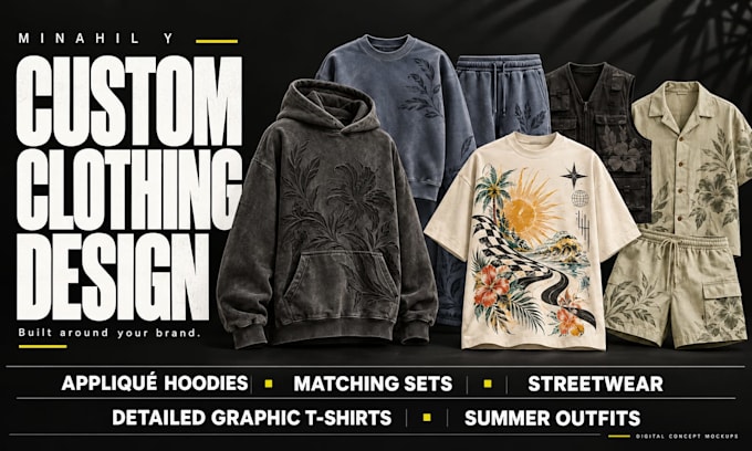 design custom clothing designs ad techpacks