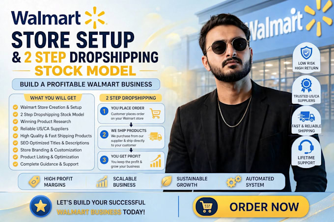 be your walmart two step dropshpping and wfs va