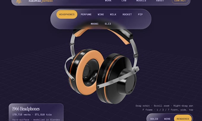 create glb and usdz 3d models for web and ar