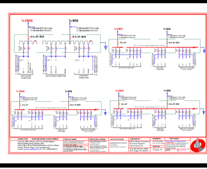 design electrical single line diagram sld