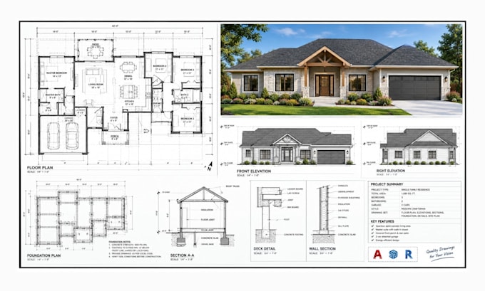 create deck permit drawings, porch plans, patio plans and 2d construction plans