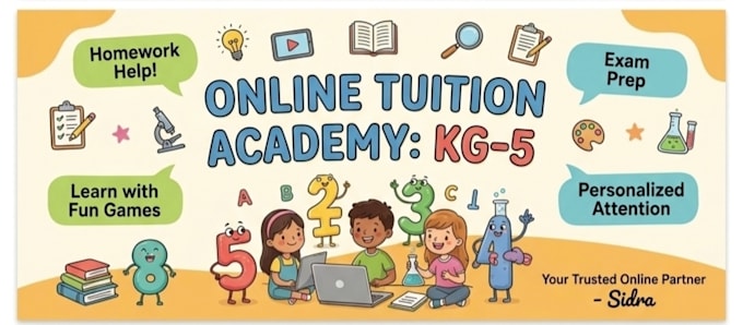 provide online tuition and tutoring for primary school kids