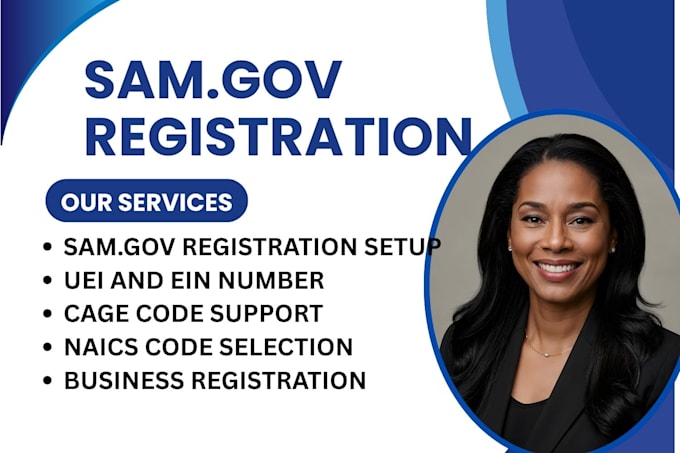 help you register sam gov uei and cage code