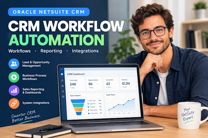 customize netsuite CRM workflows, dashboards and integrations