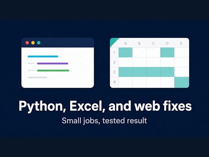 write a small python script to automate your repetitive task