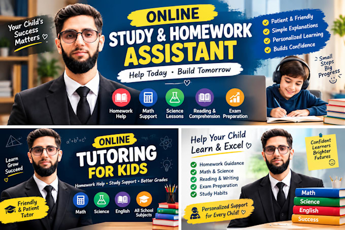 support you in school studies and homework