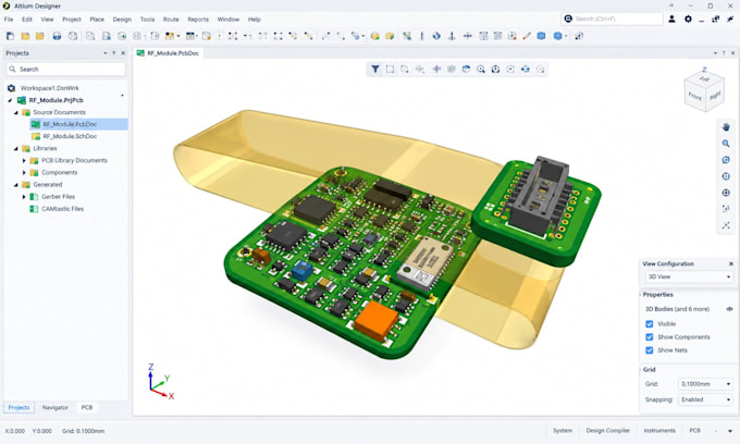 rigid flex pcb layout, flexible pcb routing, fpc and manufacturing gerber files