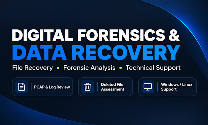 perform digital forensics and data recovery