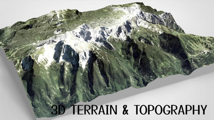 Create Terrain Map Create realistic 3d terrain maps, topography map, shaded relief map ...