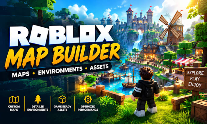 create a map, environment or game assets
