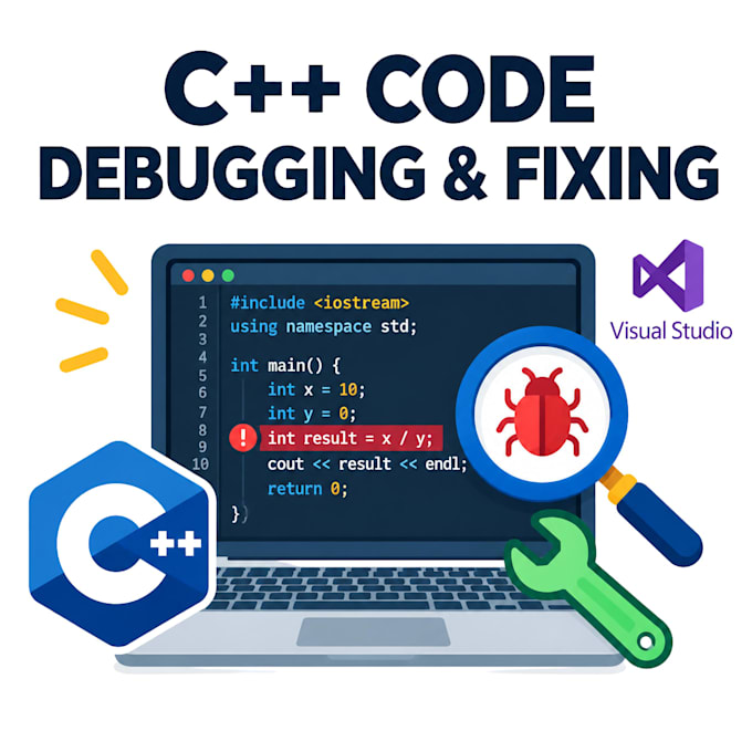 debug, fix, and optimize your cpp code in visual studio