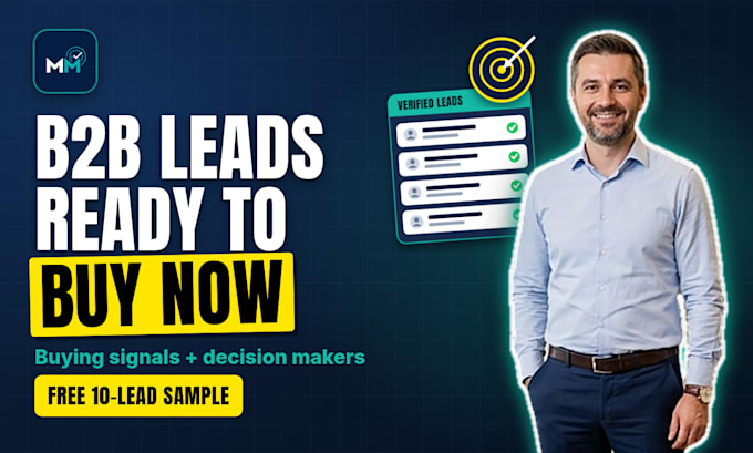 find verified b2b leads with buying signals and decision makers