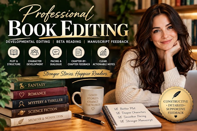 be your memoir developmental book editor, memoir beta reader, do editorial pass