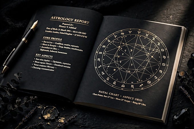 read your natal chart back to its essential images