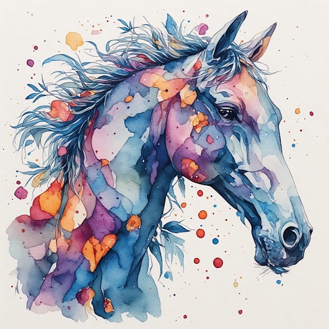draw watercolour illustration for anything
