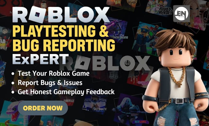 playtest your roblox game and report bugs and gameplay feedback