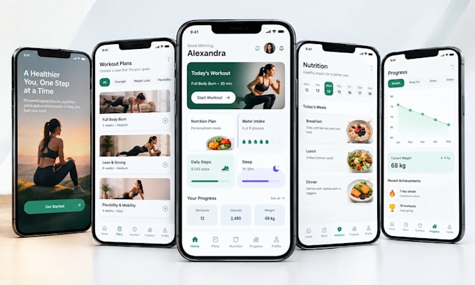 design app store screenshots for ios apps with aso focused visuals and captions