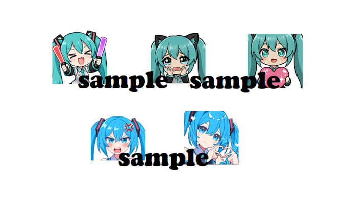 draw and create cute twitch emotes