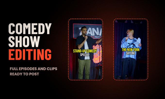 edit live comedy show videos, full episodes and short clips