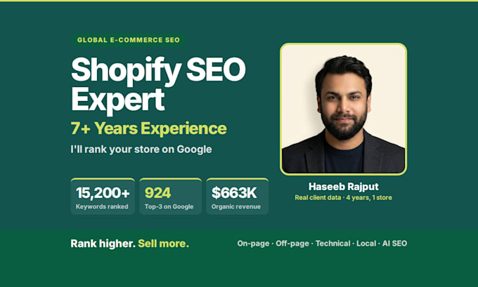 be your shopify seo expert
