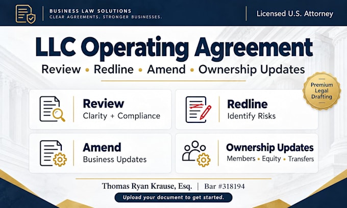redline your llc agreement to identify contract risks