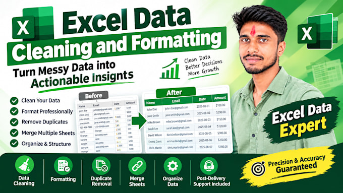 ms excel data cleaning and formatting