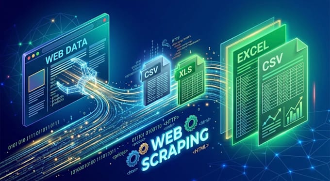 scrape website data to excel or CSV using python