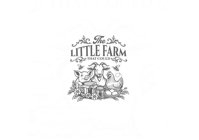 design a modern homestead farmhouse rustic logo