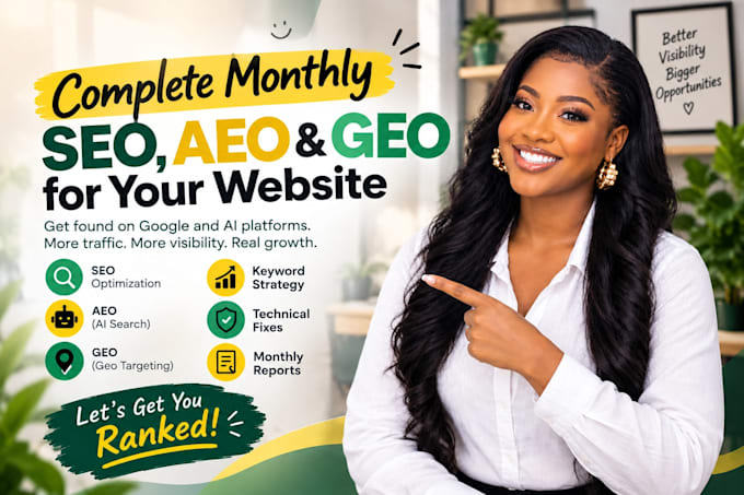 do monthly SEO, and GEO for google and ai ranking