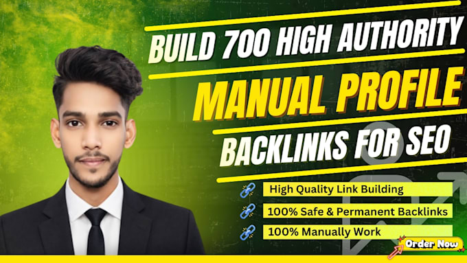 do 700 high quality profile backlinks