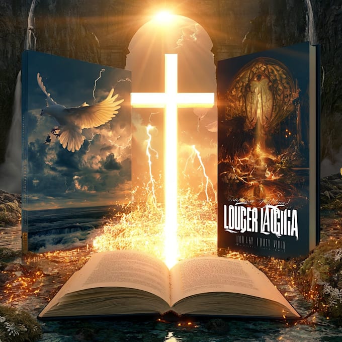 do christian book cover design, custom book cover