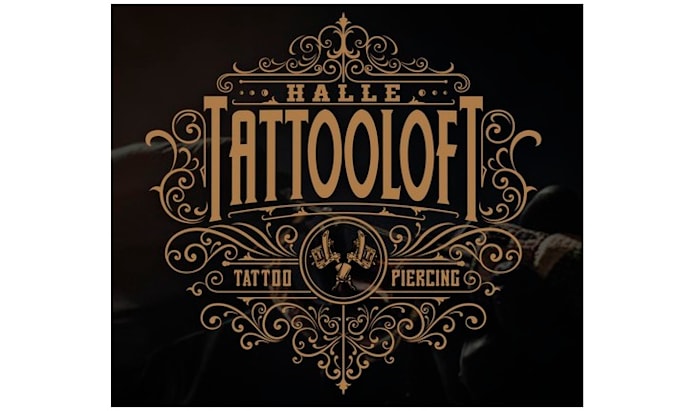 design powerful super tattoo studio logo