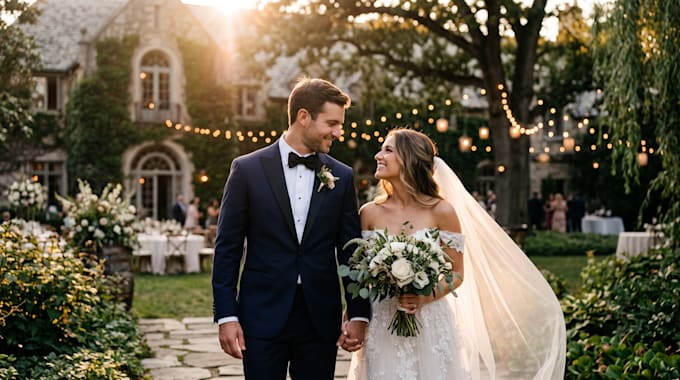 do cinematic wedding video editing for german wedding videographers