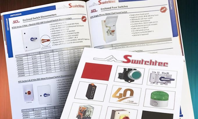 design electrical engineering product catalog, tools and machinery booklet