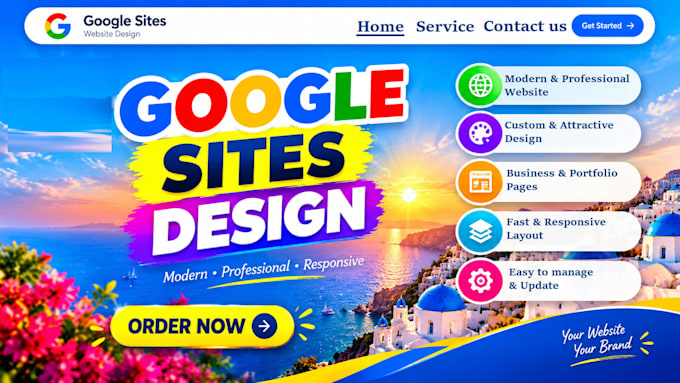 create google sites website for modern, responsive websites