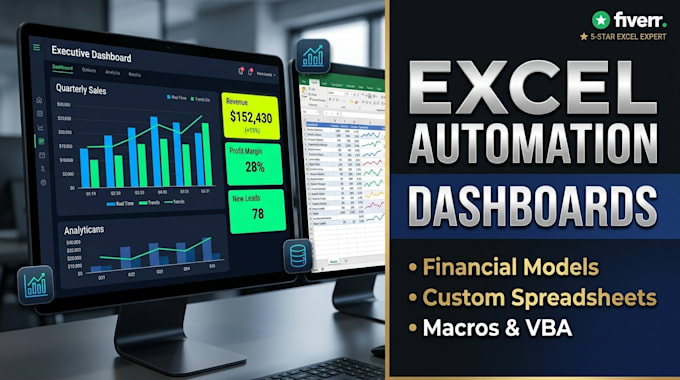 create automated excel spreadsheets and dashboards