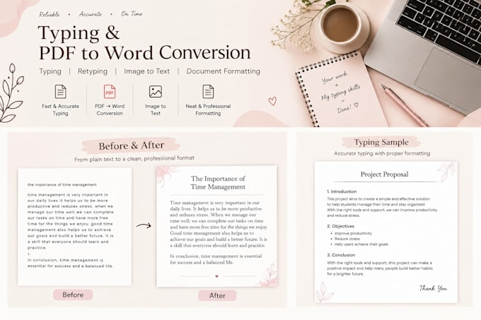 do expert image to text, formatting, and data cleaning