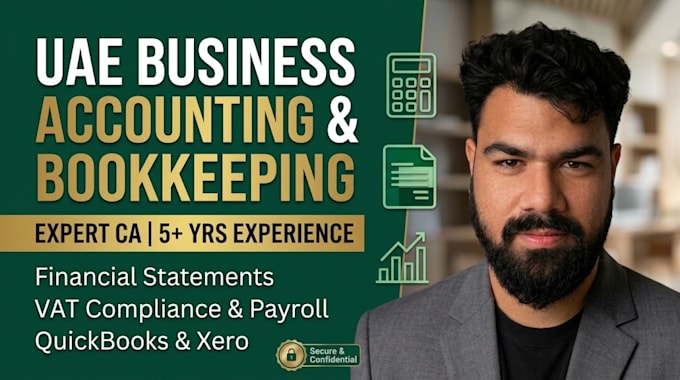 do bookkeeping and vat filing for uae businesses