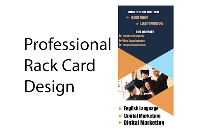 design professional rack card