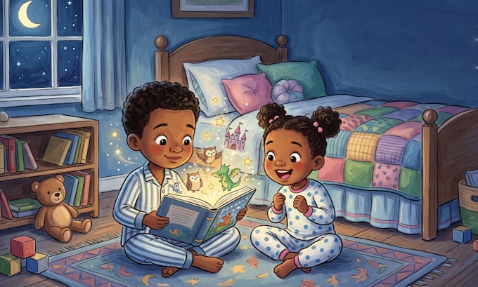 create childrens book art