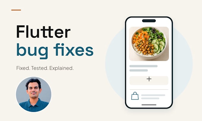 fix a flutter app bug or crash and test the affected flow