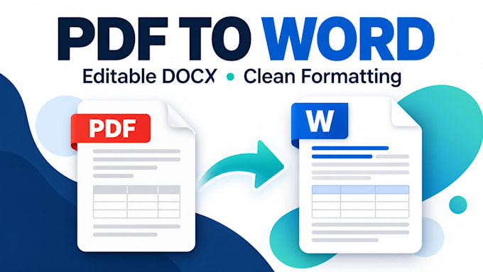 convert PDF to editable word docx with basic formatting