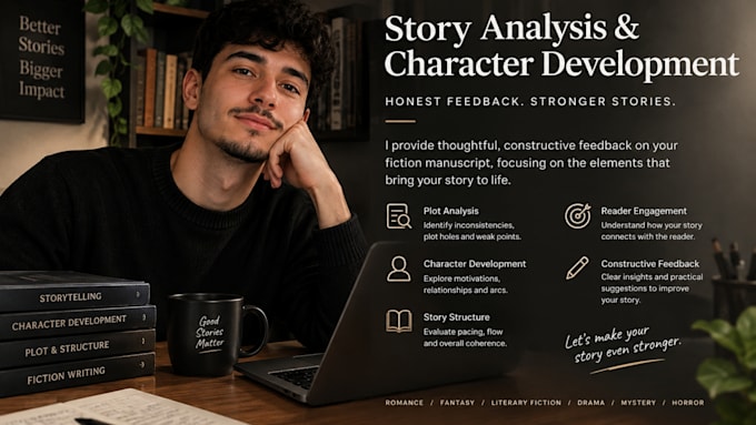 analyze your story plot and character development