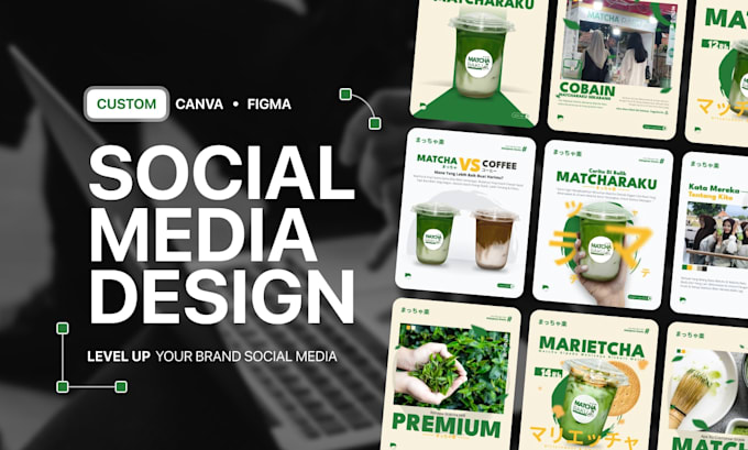 design branded instagram posts for cafes and food brands