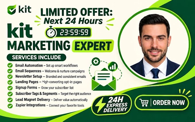 set up kit email marketing convertkit automation email sequences kit template