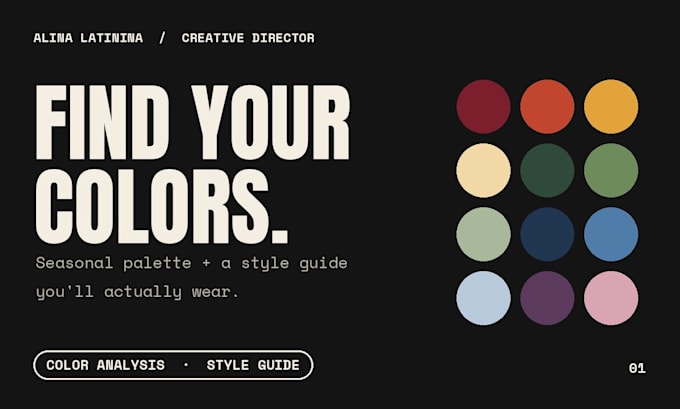 do your color analysis and build your personal style guide